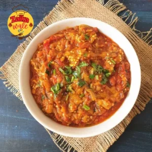 Healthy food Baigan Bharta 