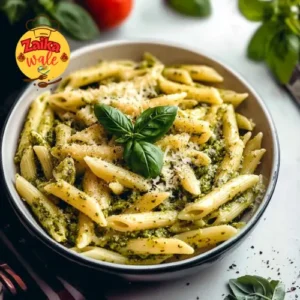 creamy pesto pasta​
