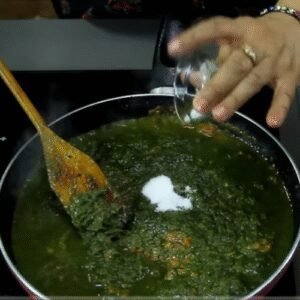 saag paneer Punjabi style