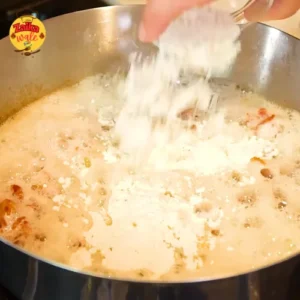 green bean casserole with fresh green beans